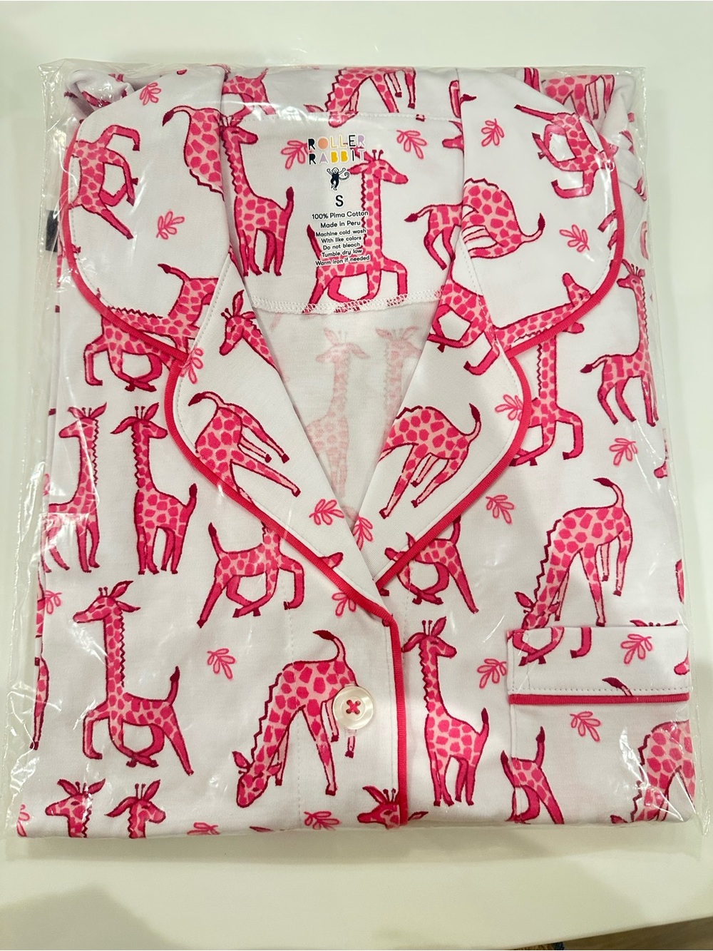 Roller Rabbit Gigi Giraffe Polo Pajama Set